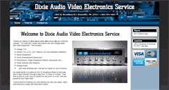 Desktop Screenshot of dixieaudiovideo.com