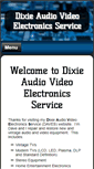 Mobile Screenshot of dixieaudiovideo.com